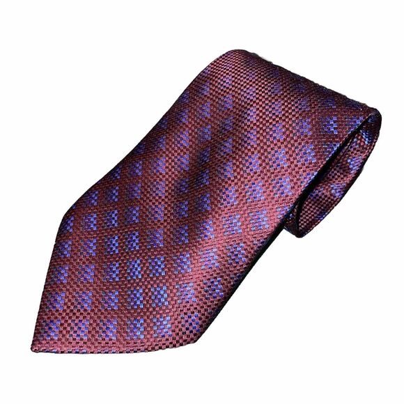 Geoffrey Beene Neck Tie 100% Silk - Picture 1 of 4
